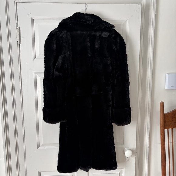 Vintage Black Fur Coat - Picture 6 of 14